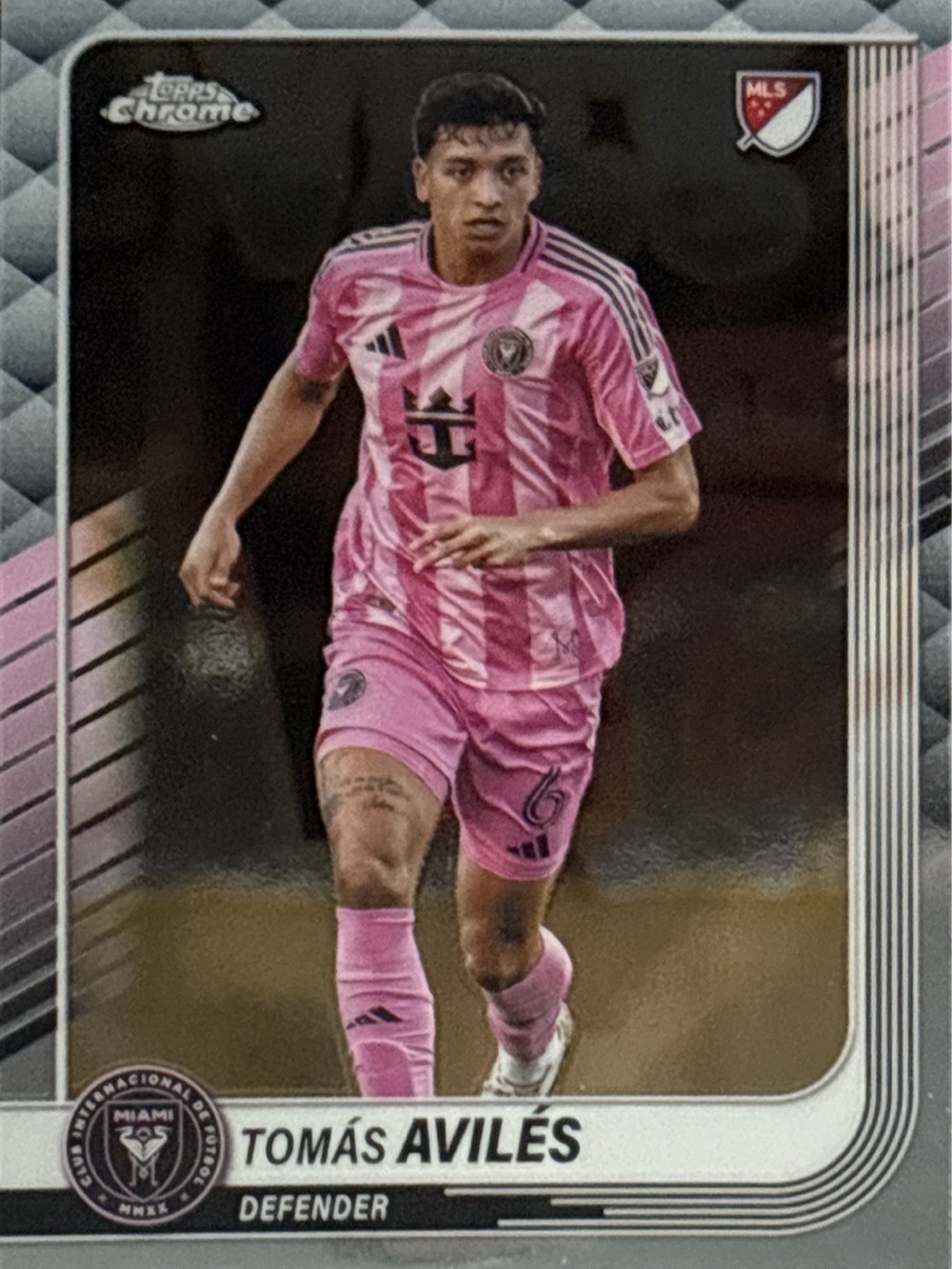 Topps Chrome Tomas Avilés  Miami CF Soccer Card